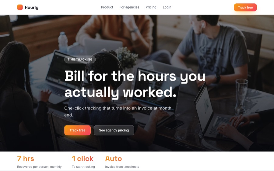 Hourly homepage